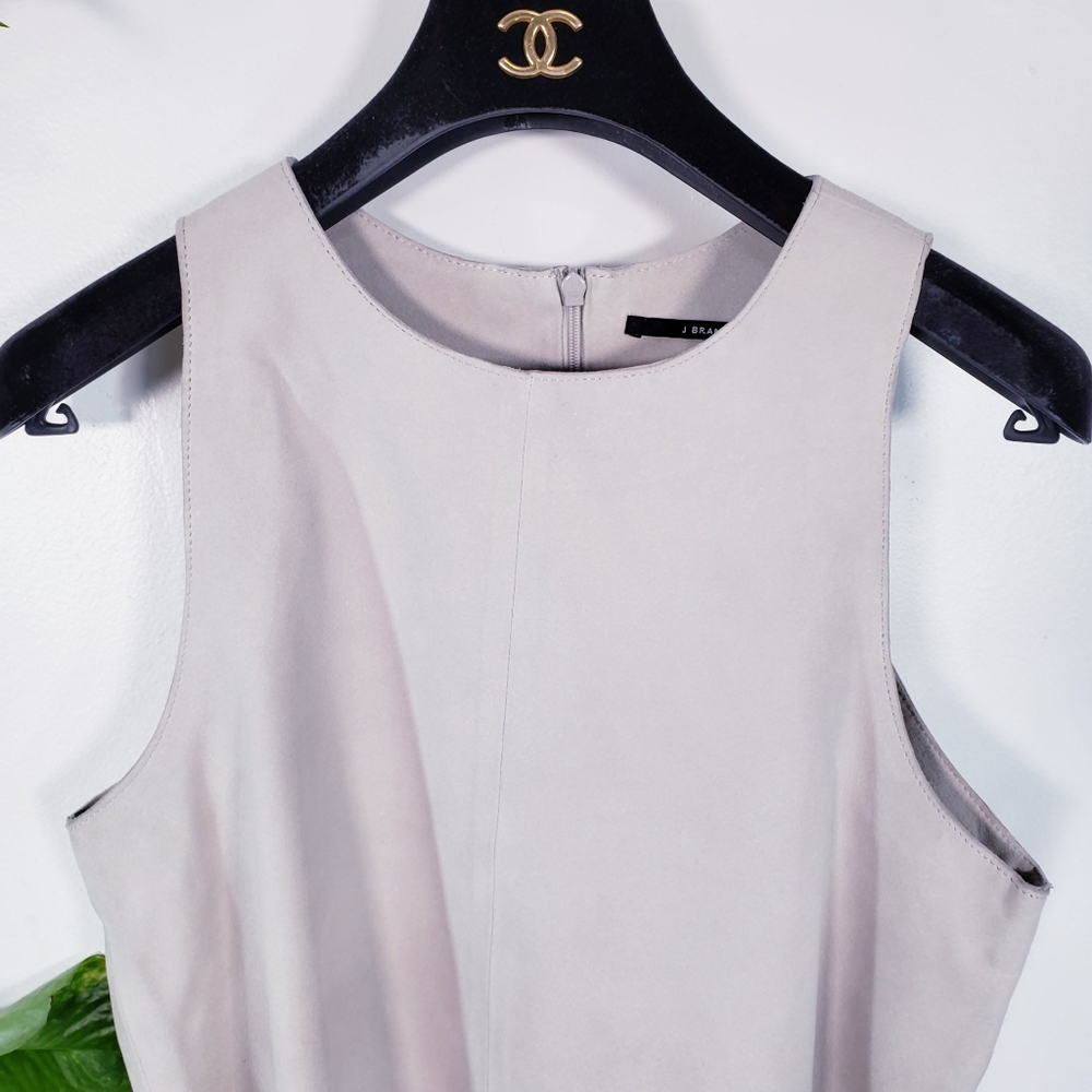 New $498 J BRAND 100% Lamb Suede Leather crop top - Picture 6 of 14